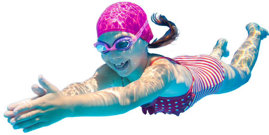 Girl swimming