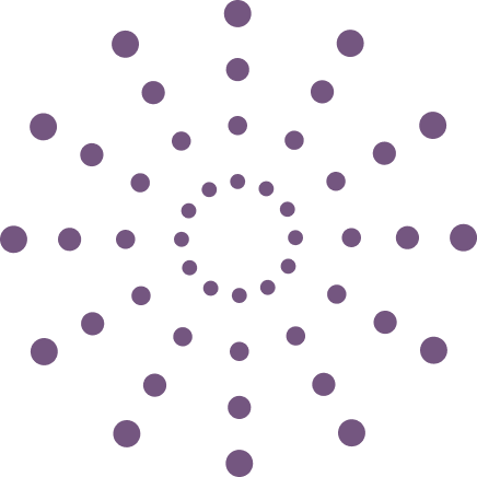 Starburst image in purple